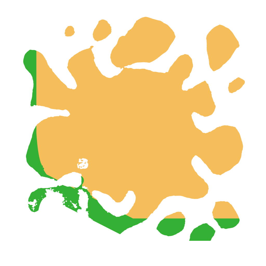 Biome Rust Map: Barren, Size: 3550, Seed: 579171