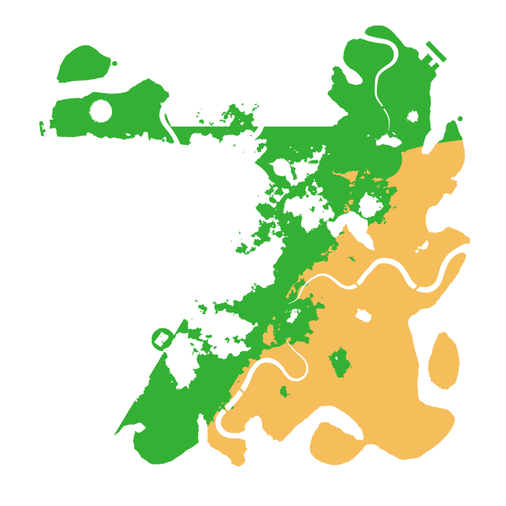 Biome Rust Map: Procedural Map, Size: 4000, Seed: 240195