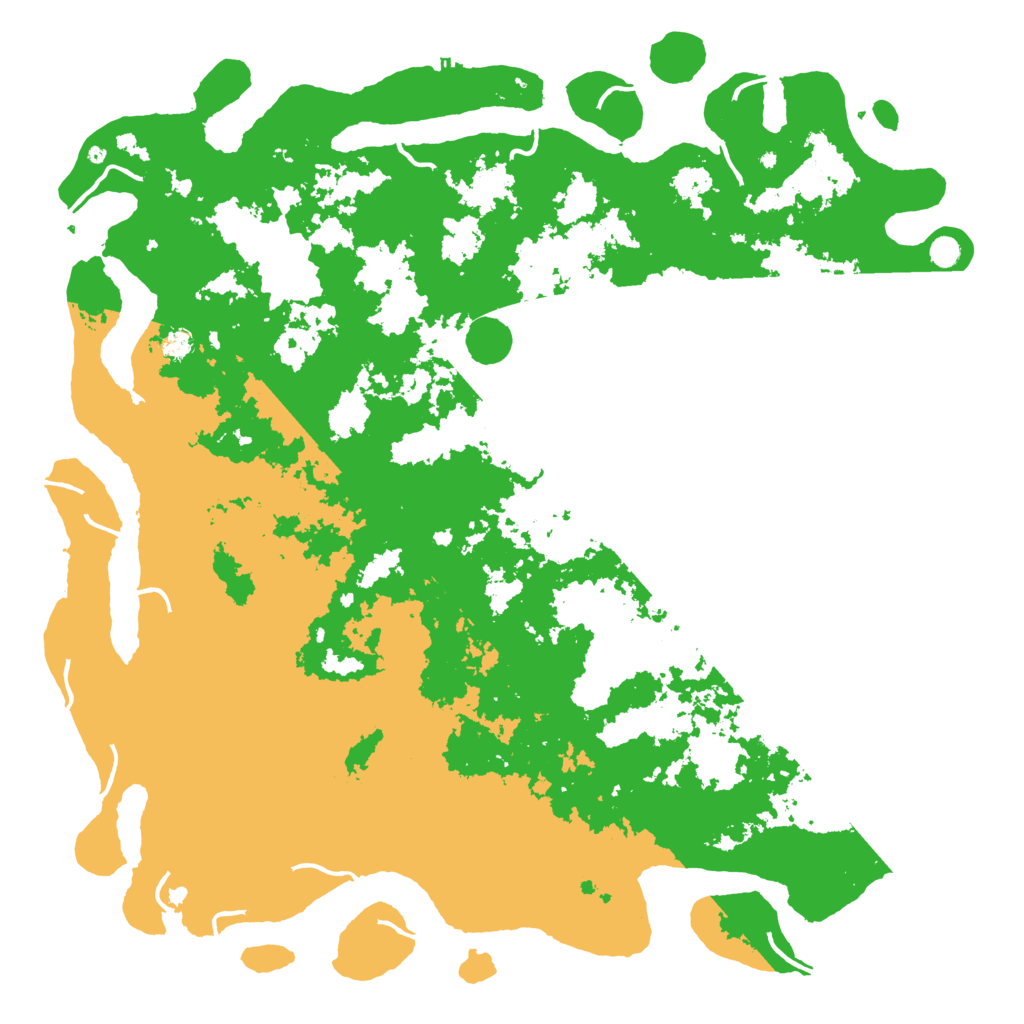 Biome Rust Map: Procedural Map, Size: 6000, Seed: 400869017