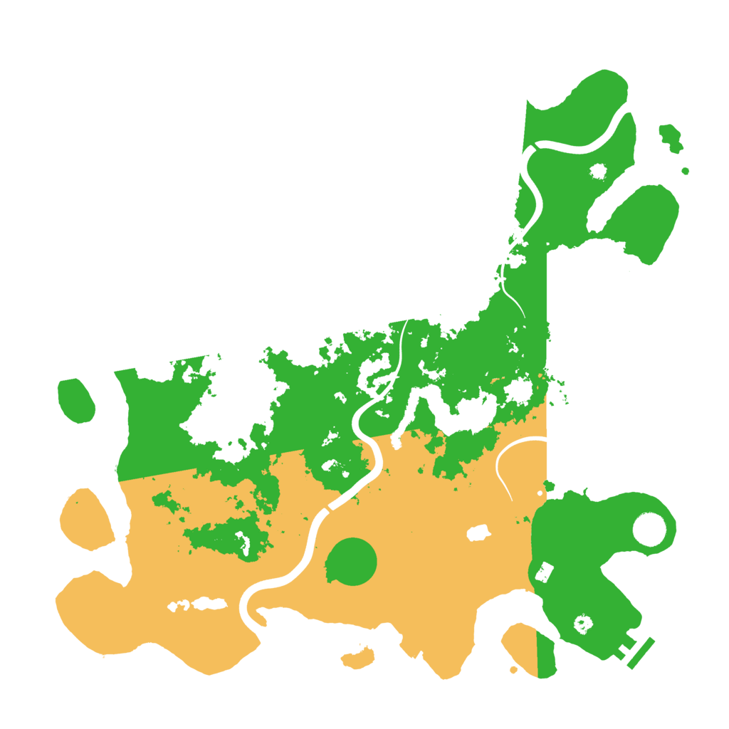 Biome Rust Map: Procedural Map, Size: 4000, Seed: 28227