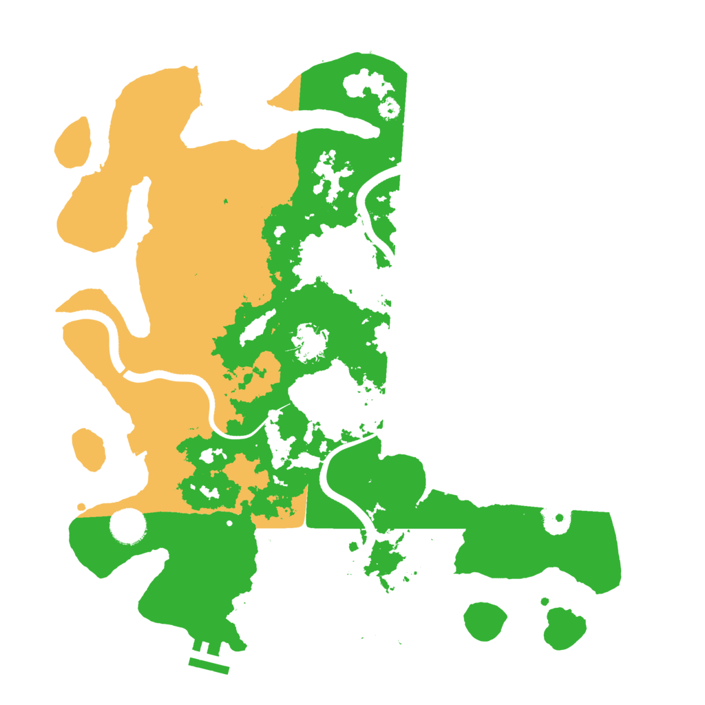 Biome Rust Map: Procedural Map, Size: 3500, Seed: 1700490607