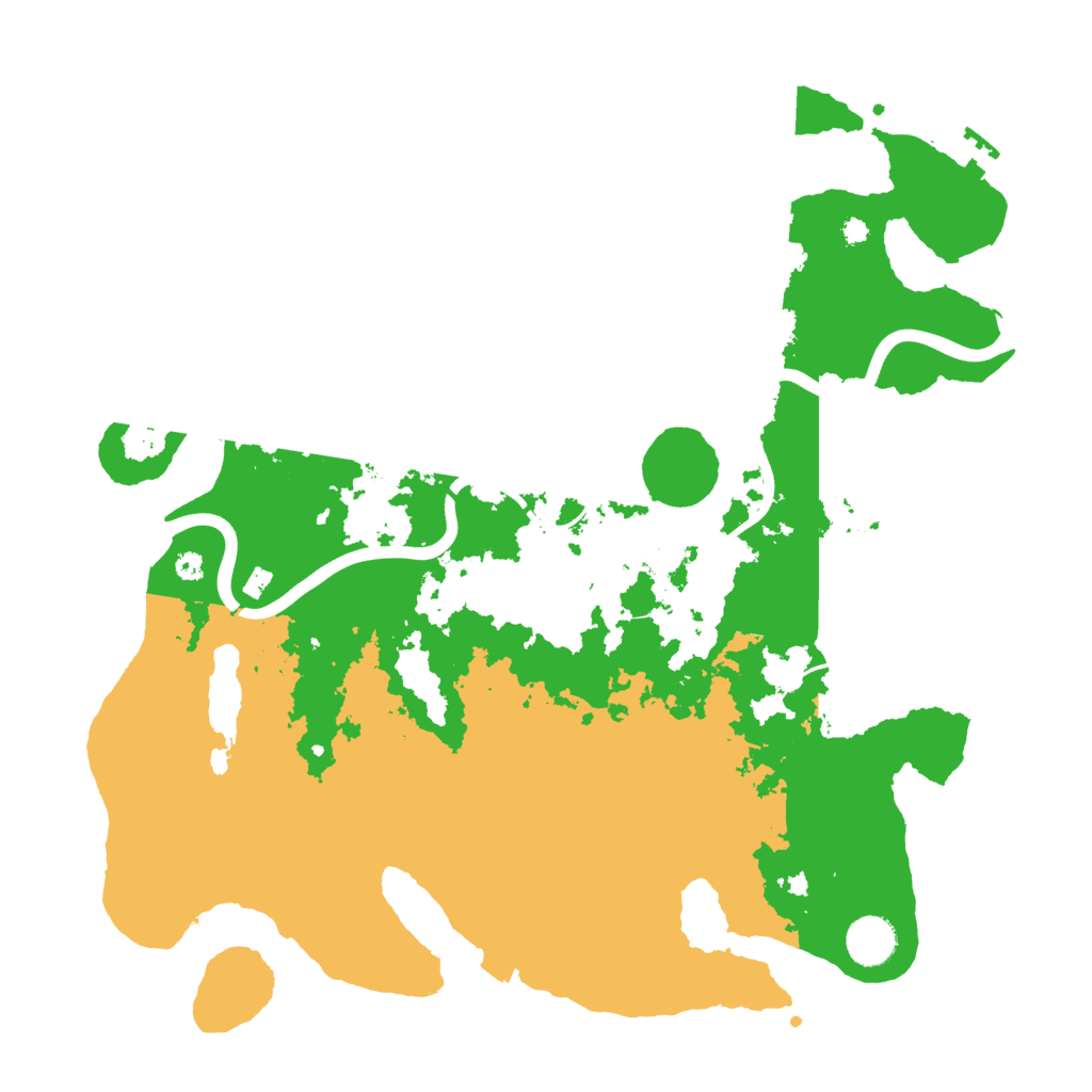 Biome Rust Map: Procedural Map, Size: 3844, Seed: 28498