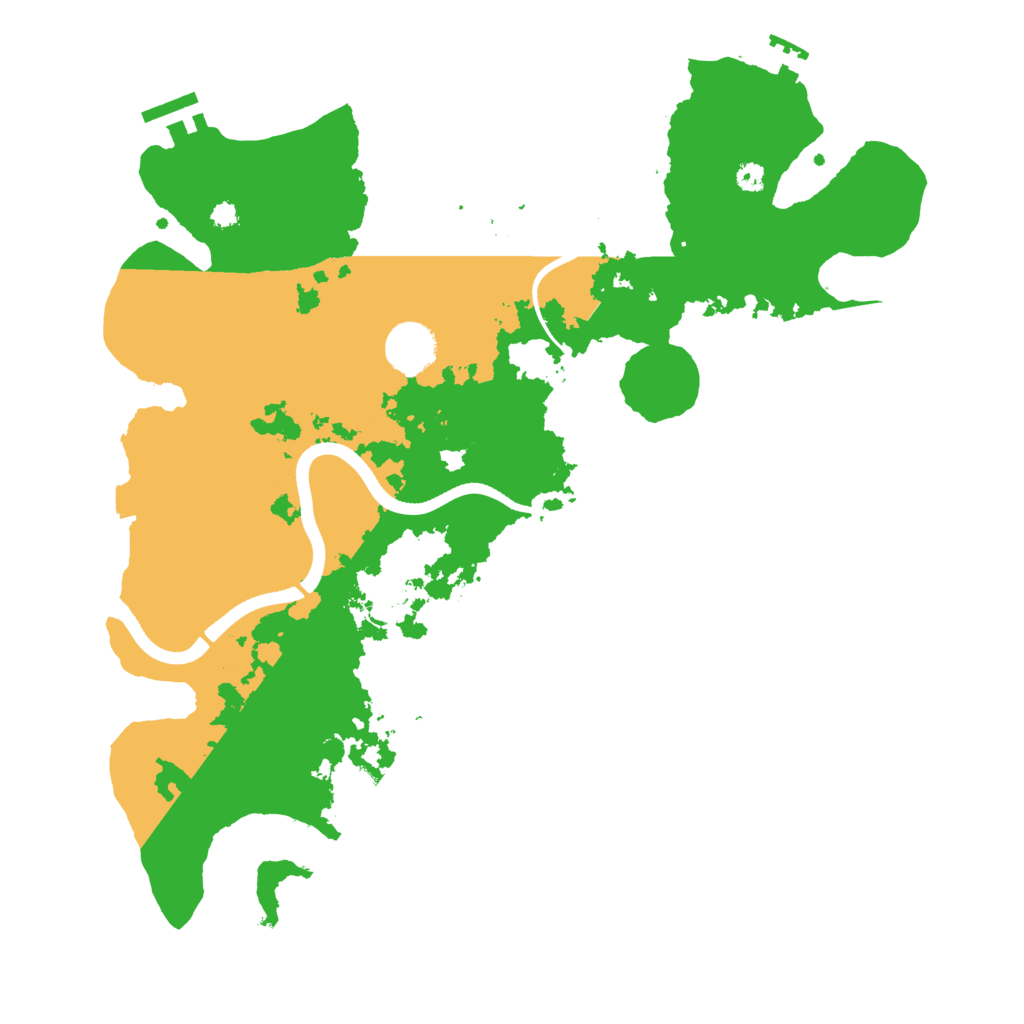 Biome Rust Map: Procedural Map, Size: 3600, Seed: 262627352