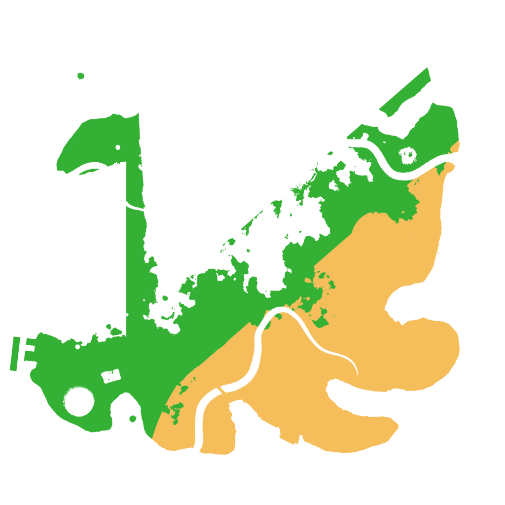 Biome Rust Map: Procedural Map, Size: 3000, Seed: 2018655526