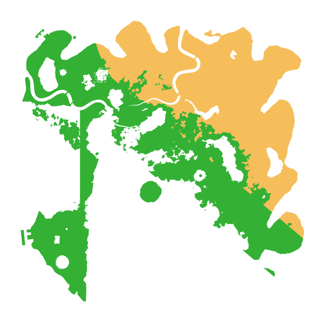 Biome Rust Map: Procedural Map, Size: 4250, Seed: 873403726