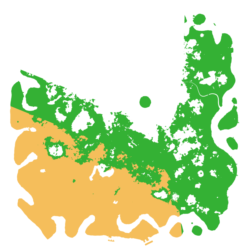 Biome Rust Map: Procedural Map, Size: 6000, Seed: 98989538
