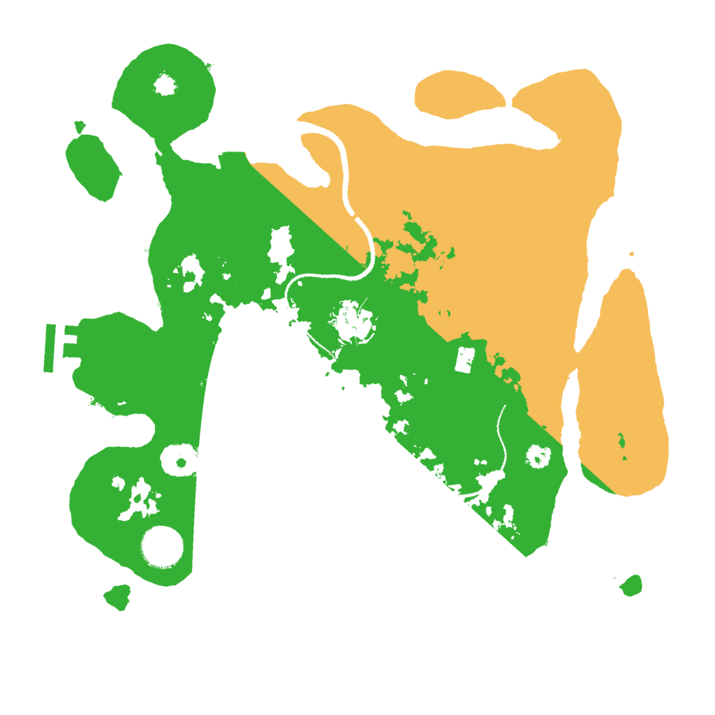 Biome Rust Map: Procedural Map, Size: 3000, Seed: 39034176