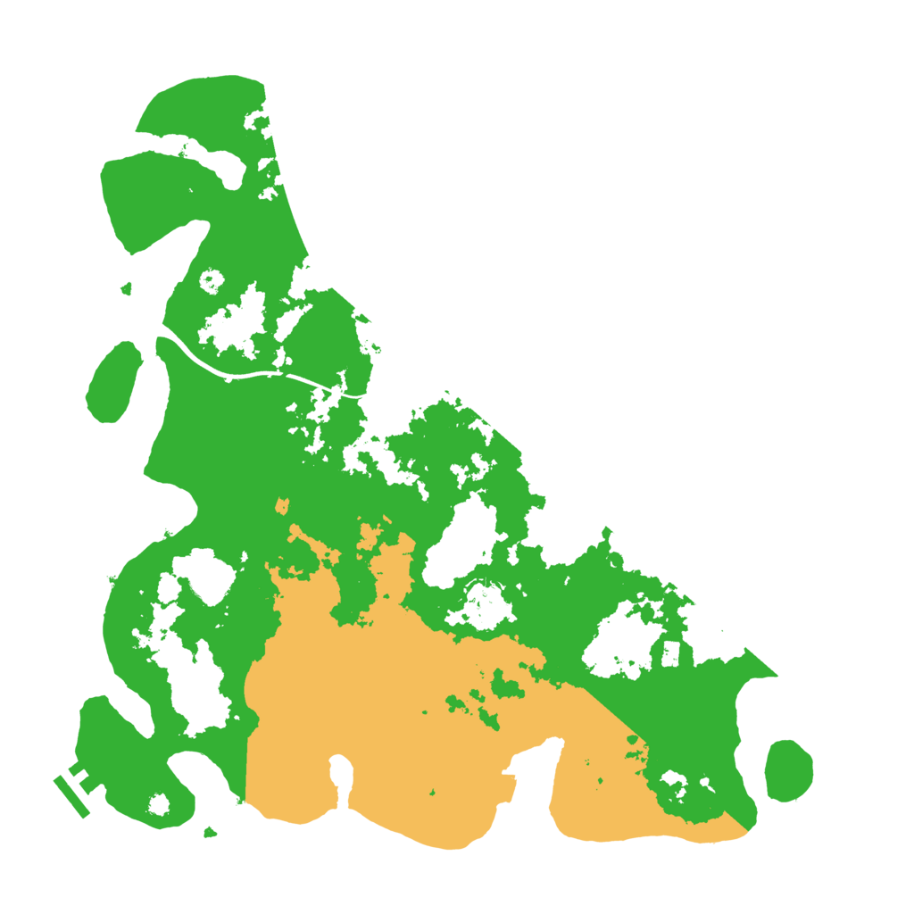 Biome Rust Map: Procedural Map, Size: 3800, Seed: 670548657