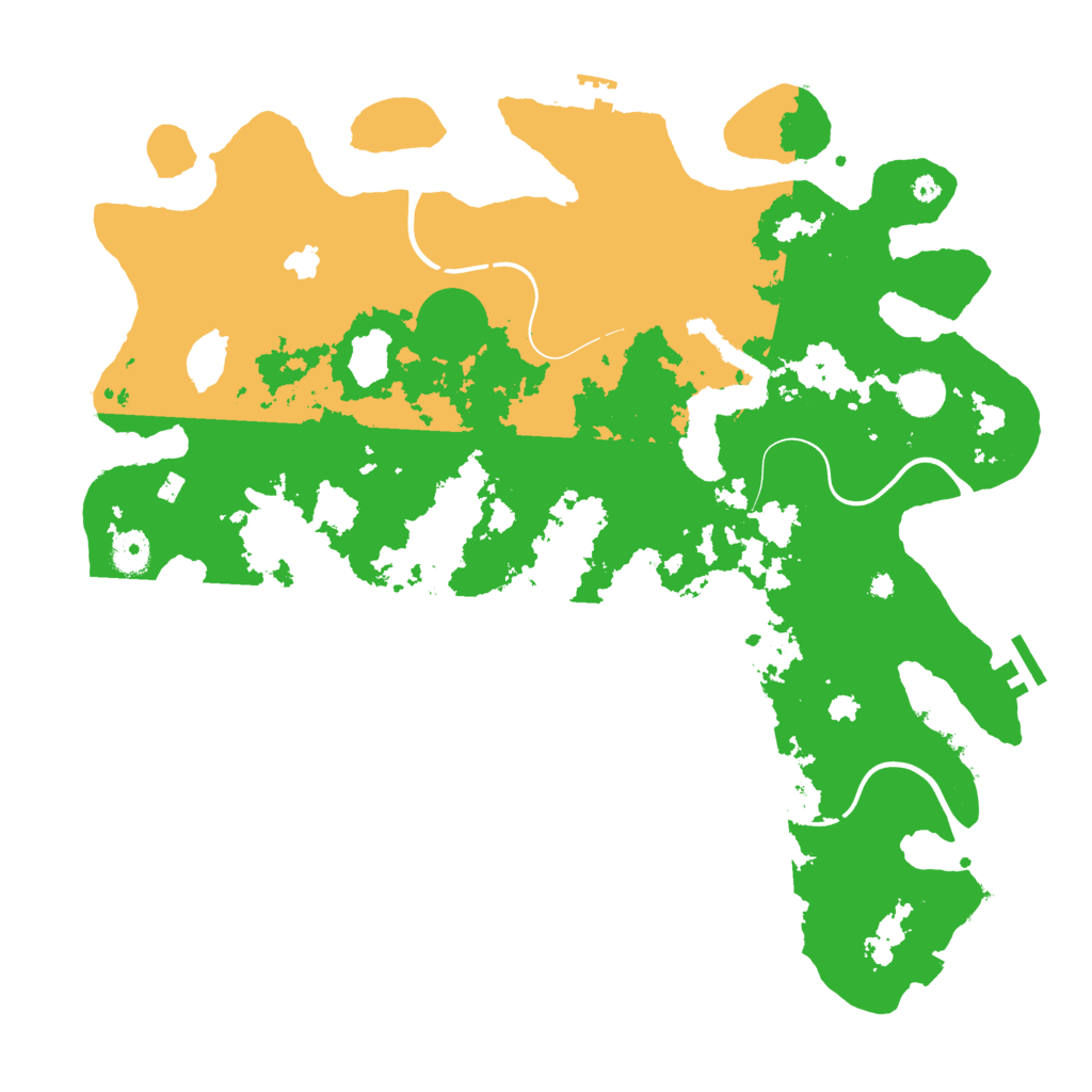 Biome Rust Map: Procedural Map, Size: 4096, Seed: 113318618