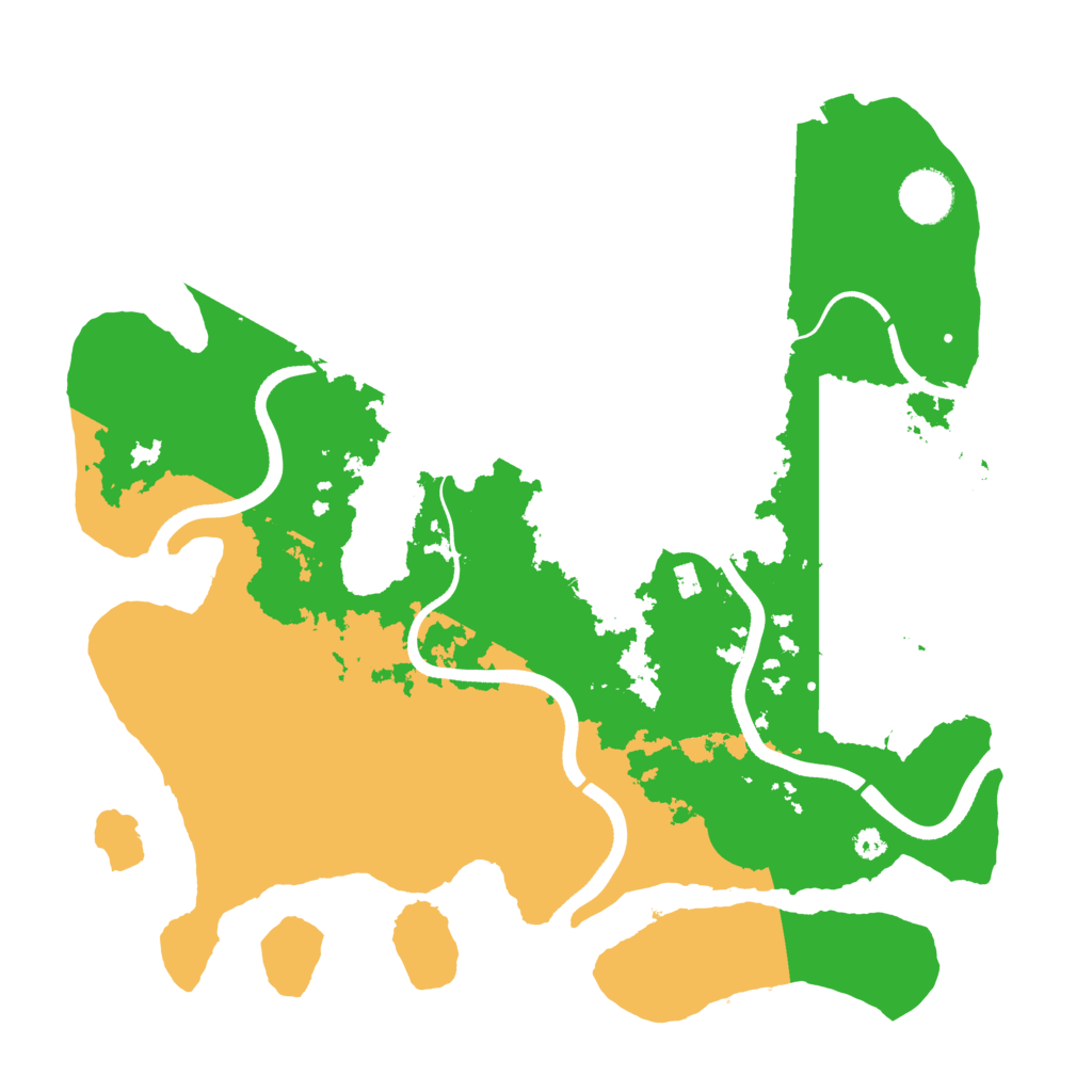 Biome Rust Map: Procedural Map, Size: 3550, Seed: 793635