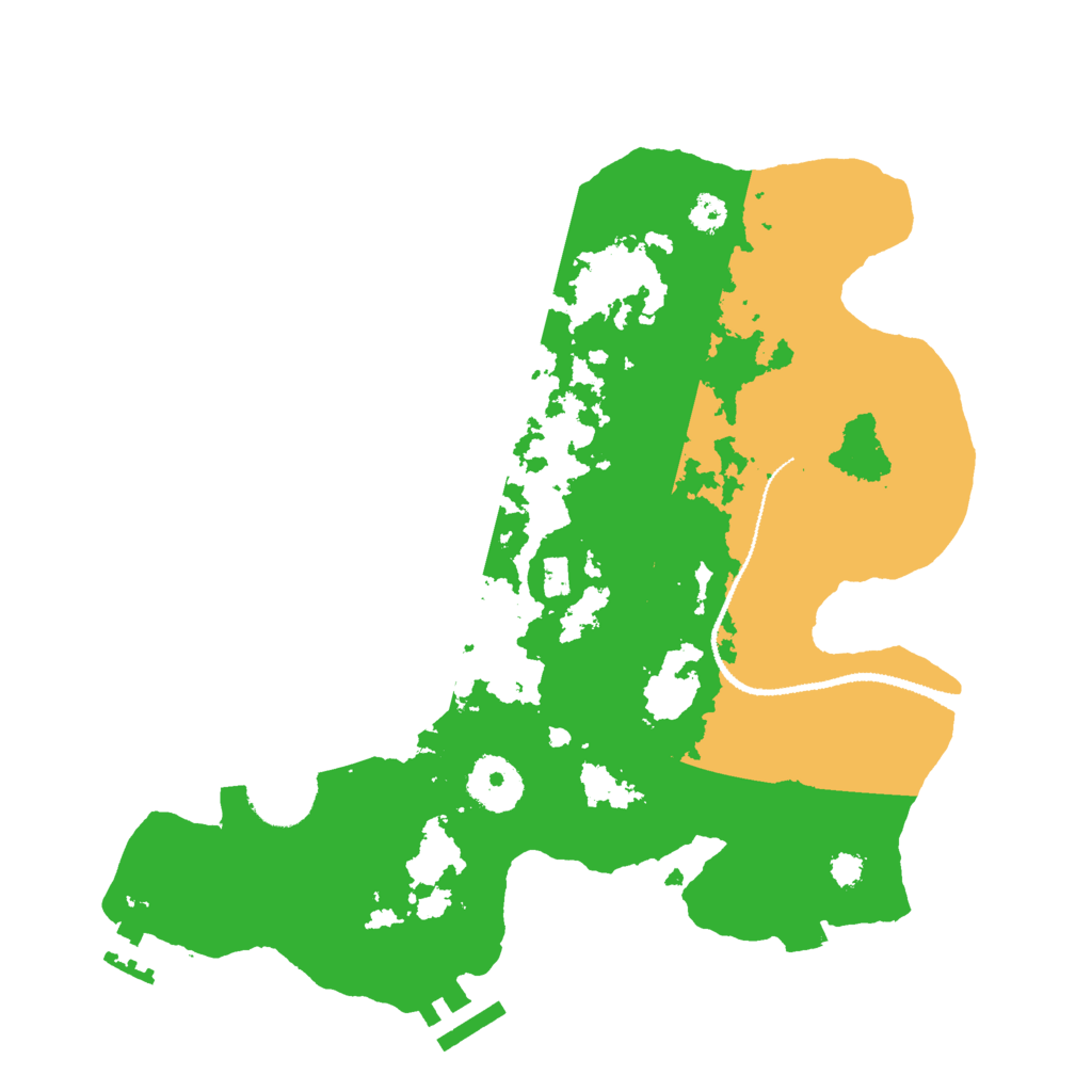 Biome Rust Map: Procedural Map, Size: 3000, Seed: 26734309