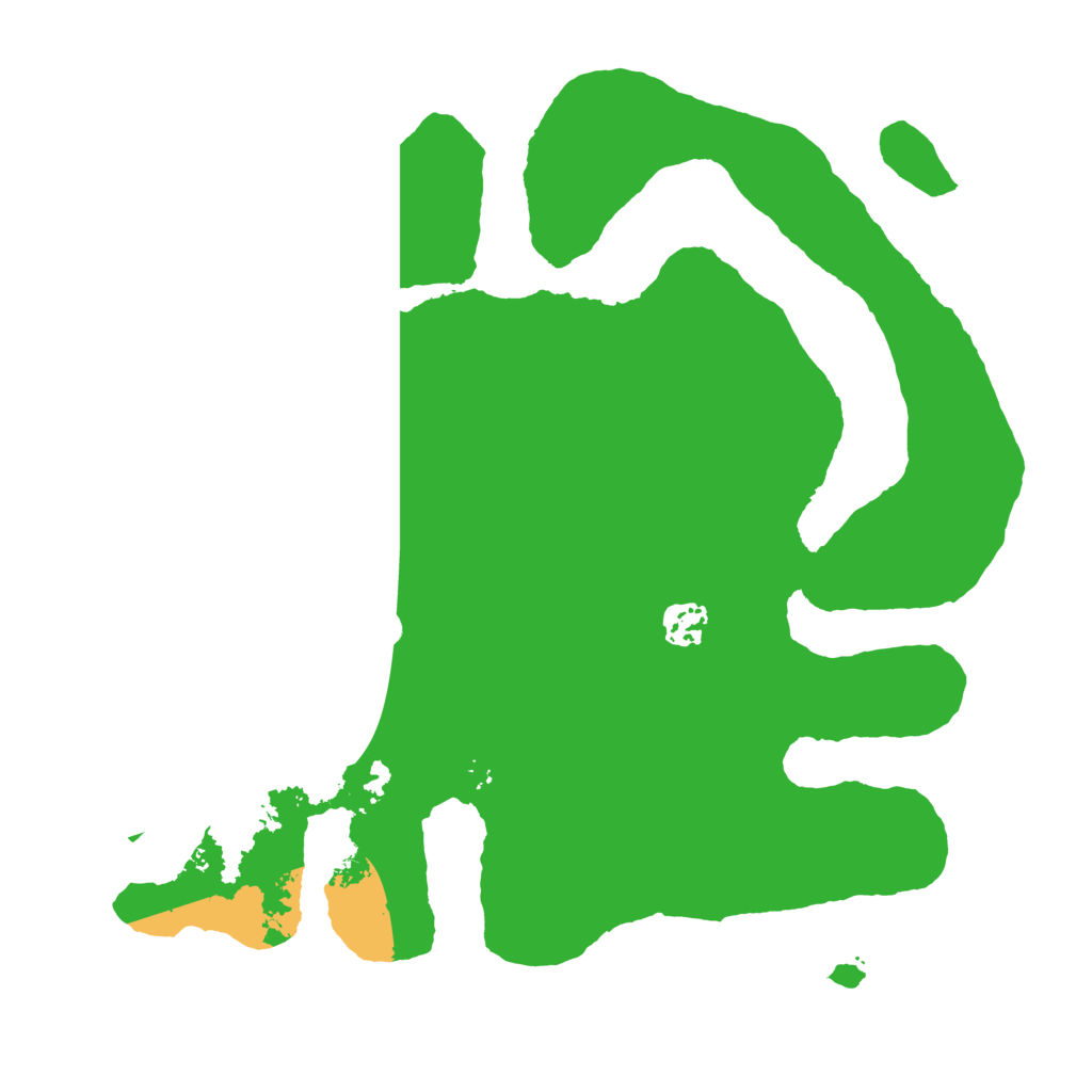 Biome Rust Map: Barren, Size: 3550, Seed: 480298