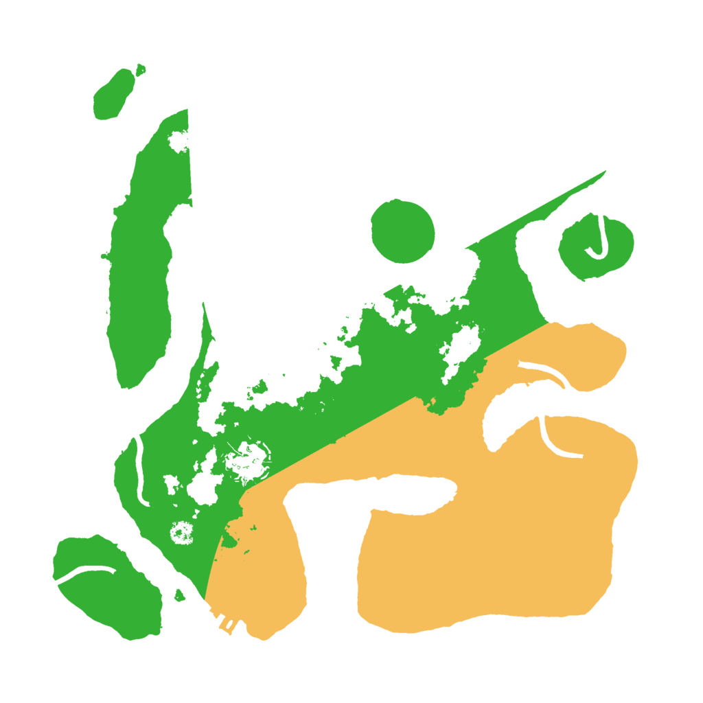 Biome Rust Map: Procedural Map, Size: 3000, Seed: 65456181