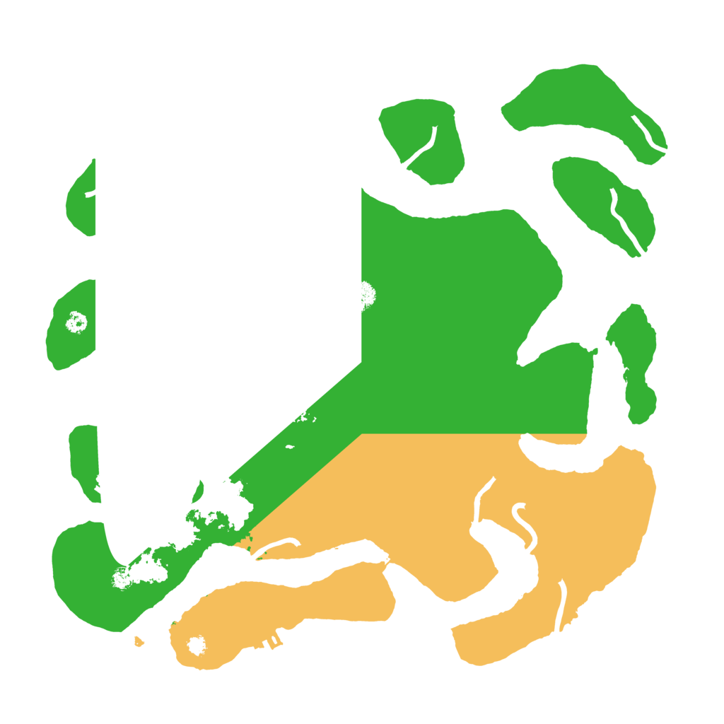 Biome Rust Map: Procedural Map, Size: 3500, Seed: 4967338