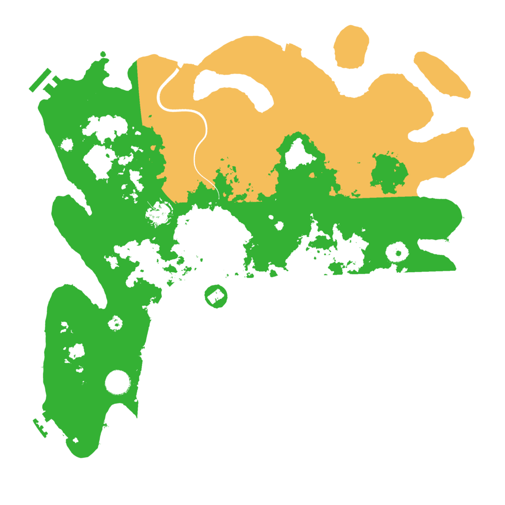 Biome Rust Map: Procedural Map, Size: 3600, Seed: 2094851738