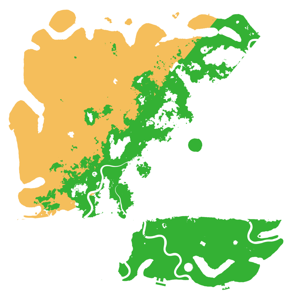 Biome Rust Map: Procedural Map, Size: 6000, Seed: 12222021