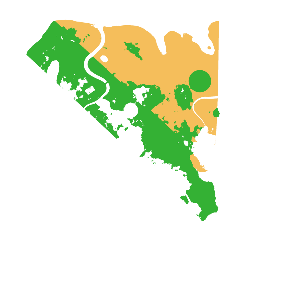 Biome Rust Map: Procedural Map, Size: 3500, Seed: 6900