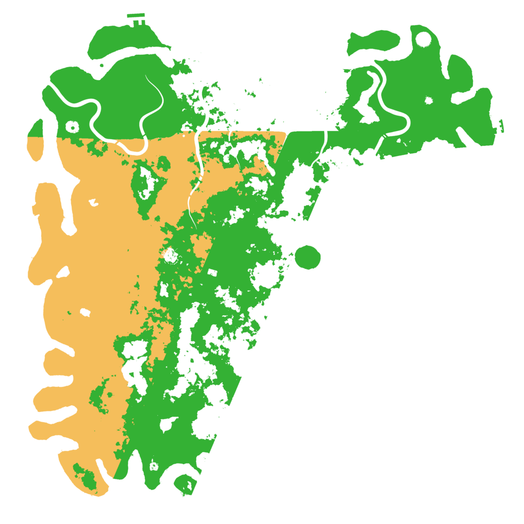 Biome Rust Map: Procedural Map, Size: 6000, Seed: 921042239