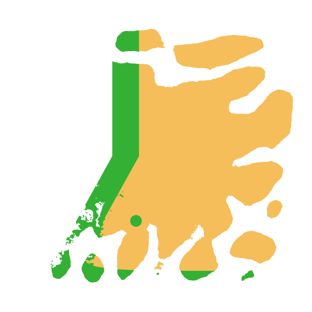 Biome Rust Map: Barren, Size: 3550, Seed: 534894