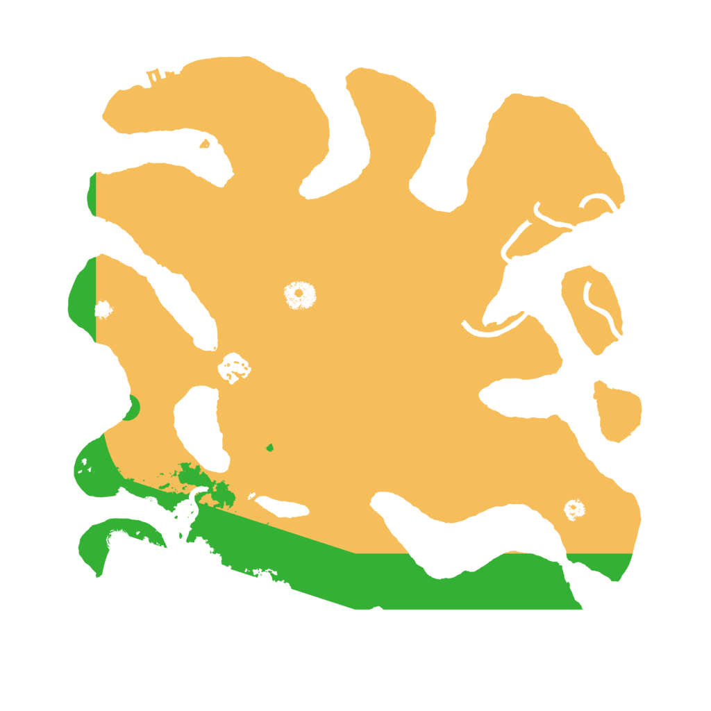 Biome Rust Map: Procedural Map, Size: 3550, Seed: 134237