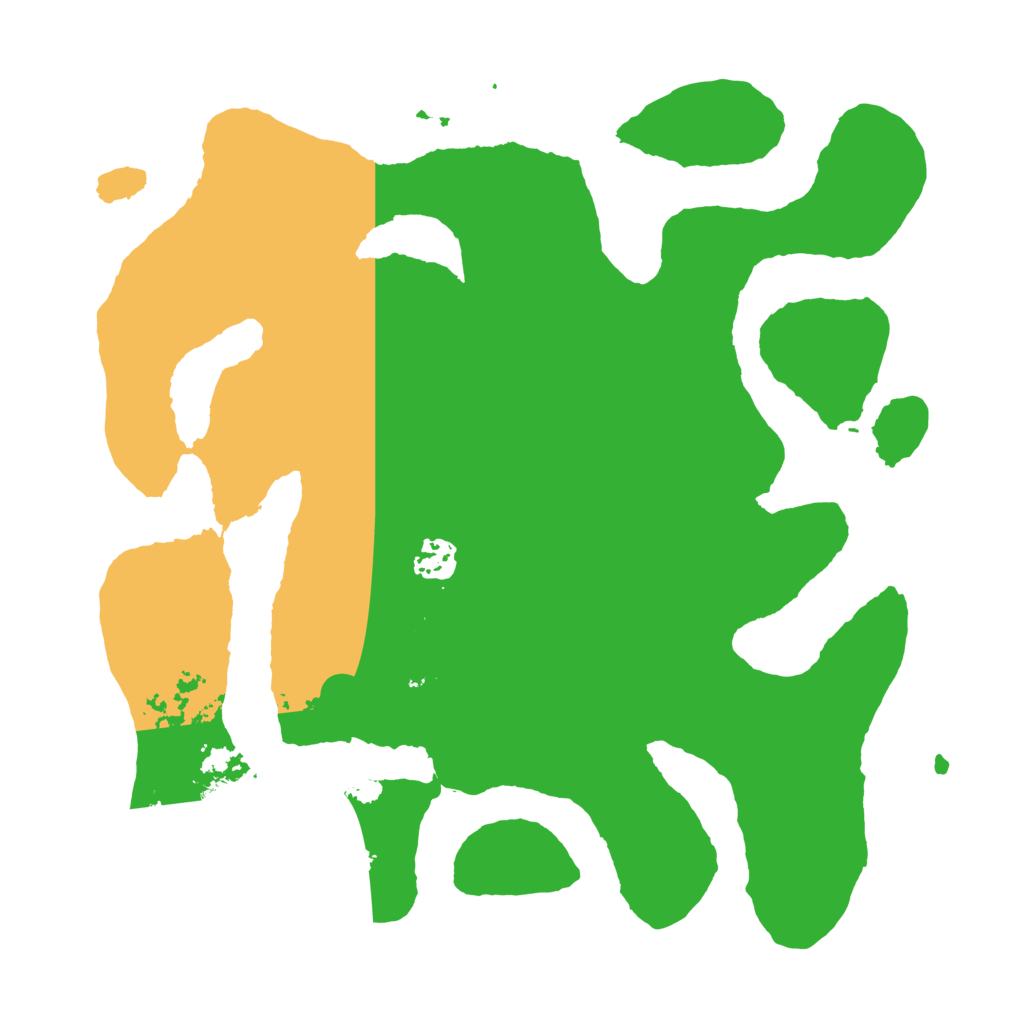 Biome Rust Map: Barren, Size: 3550, Seed: 475626