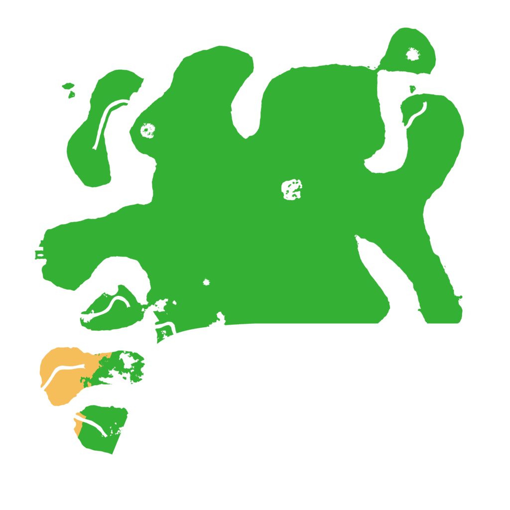 Biome Rust Map: Procedural Map, Size: 3550, Seed: 384106