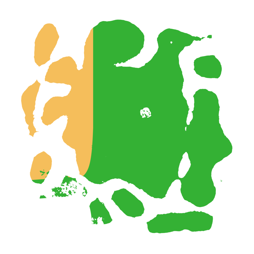 Biome Rust Map: Barren, Size: 3550, Seed: 582588