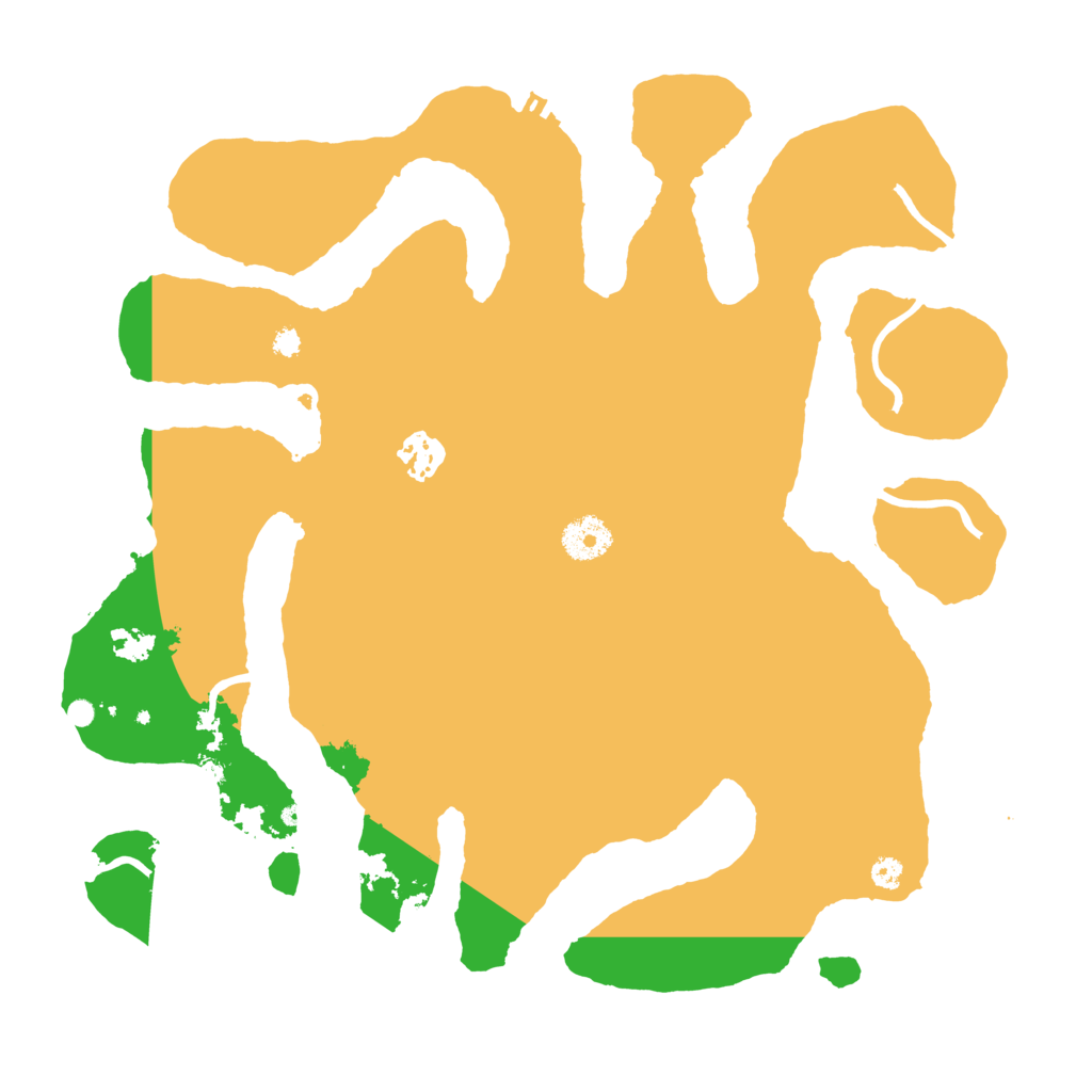 Biome Rust Map: Procedural Map, Size: 3550, Seed: 164991