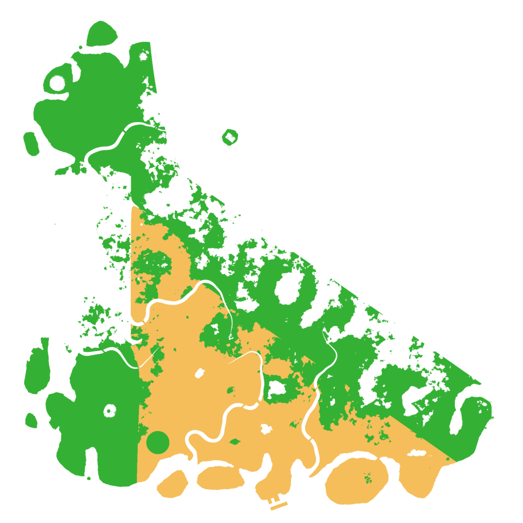 Biome Rust Map: Procedural Map, Size: 6000, Seed: 10211997