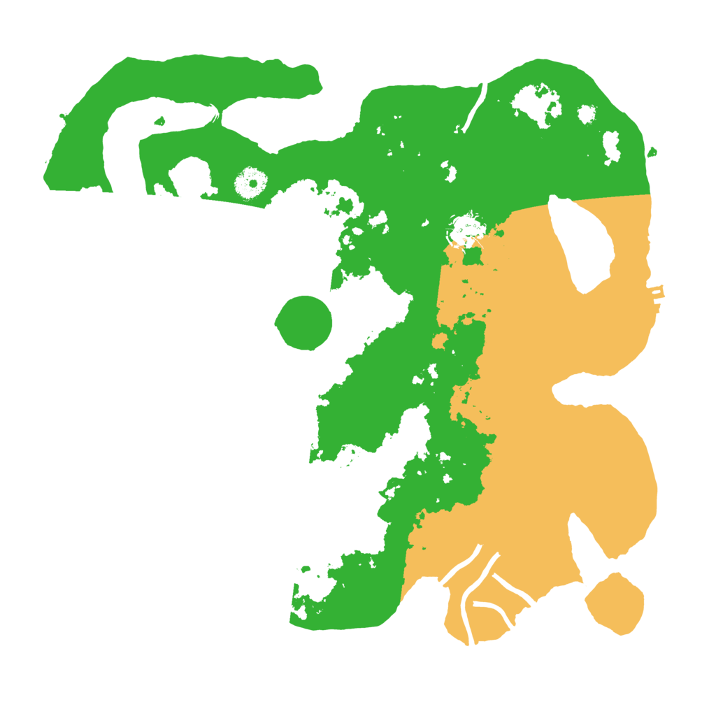 Biome Rust Map: Procedural Map, Size: 3500, Seed: 105723677