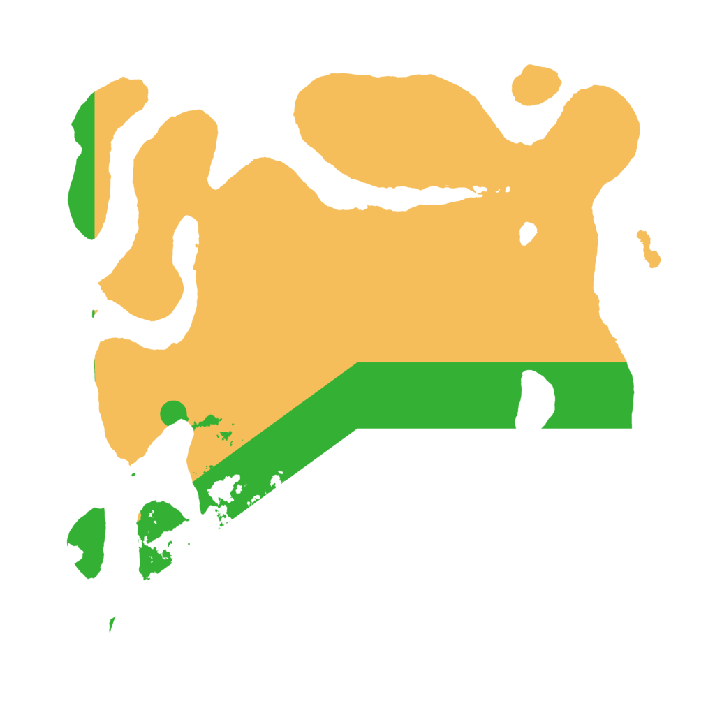 Biome Rust Map: Barren, Size: 3550, Seed: 243601