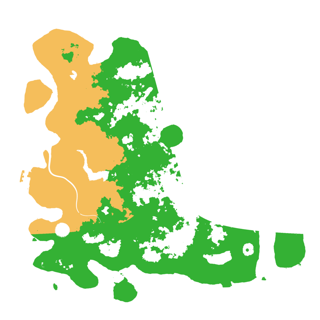 Biome Rust Map: Procedural Map, Size: 4000, Seed: 46711287