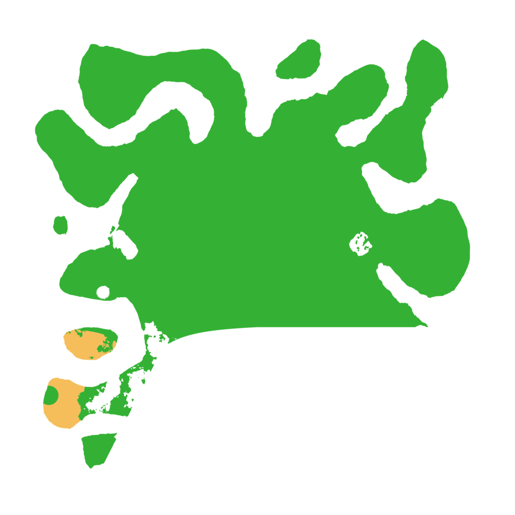 Biome Rust Map: Barren, Size: 3550, Seed: 746639