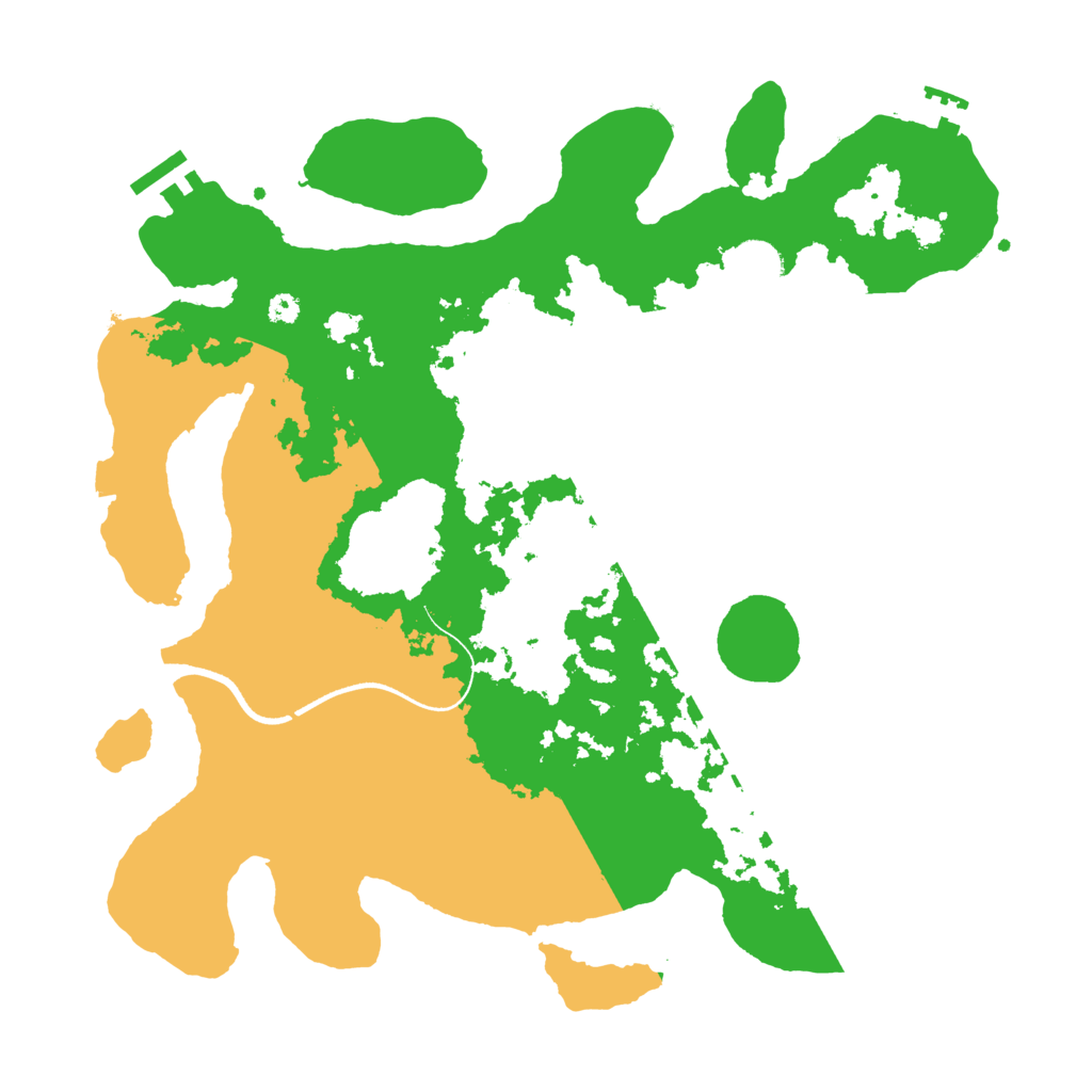 Biome Rust Map: Procedural Map, Size: 3550, Seed: 568194