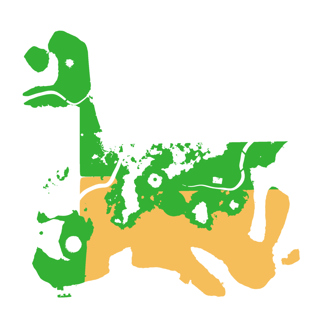 Biome Rust Map: Procedural Map, Size: 3550, Seed: 584619