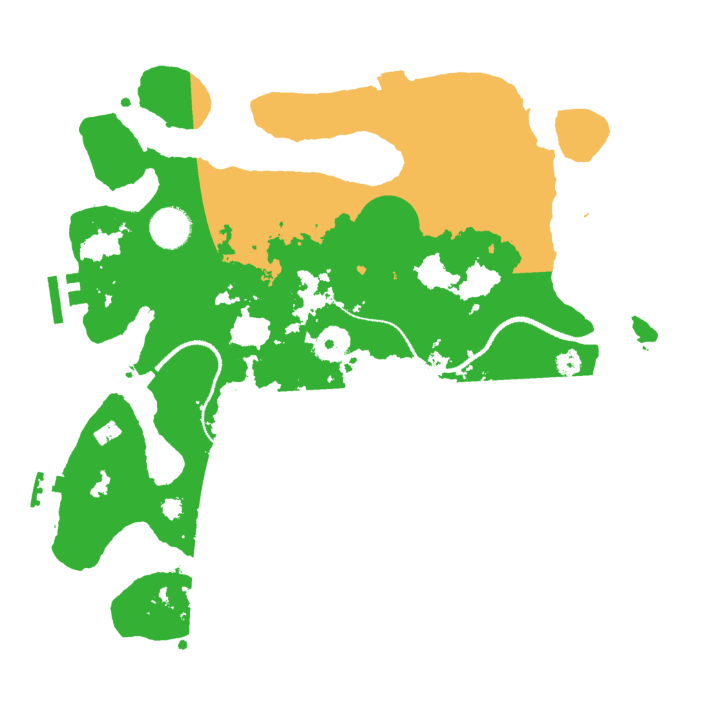 Biome Rust Map: Procedural Map, Size: 3000, Seed: 384082409