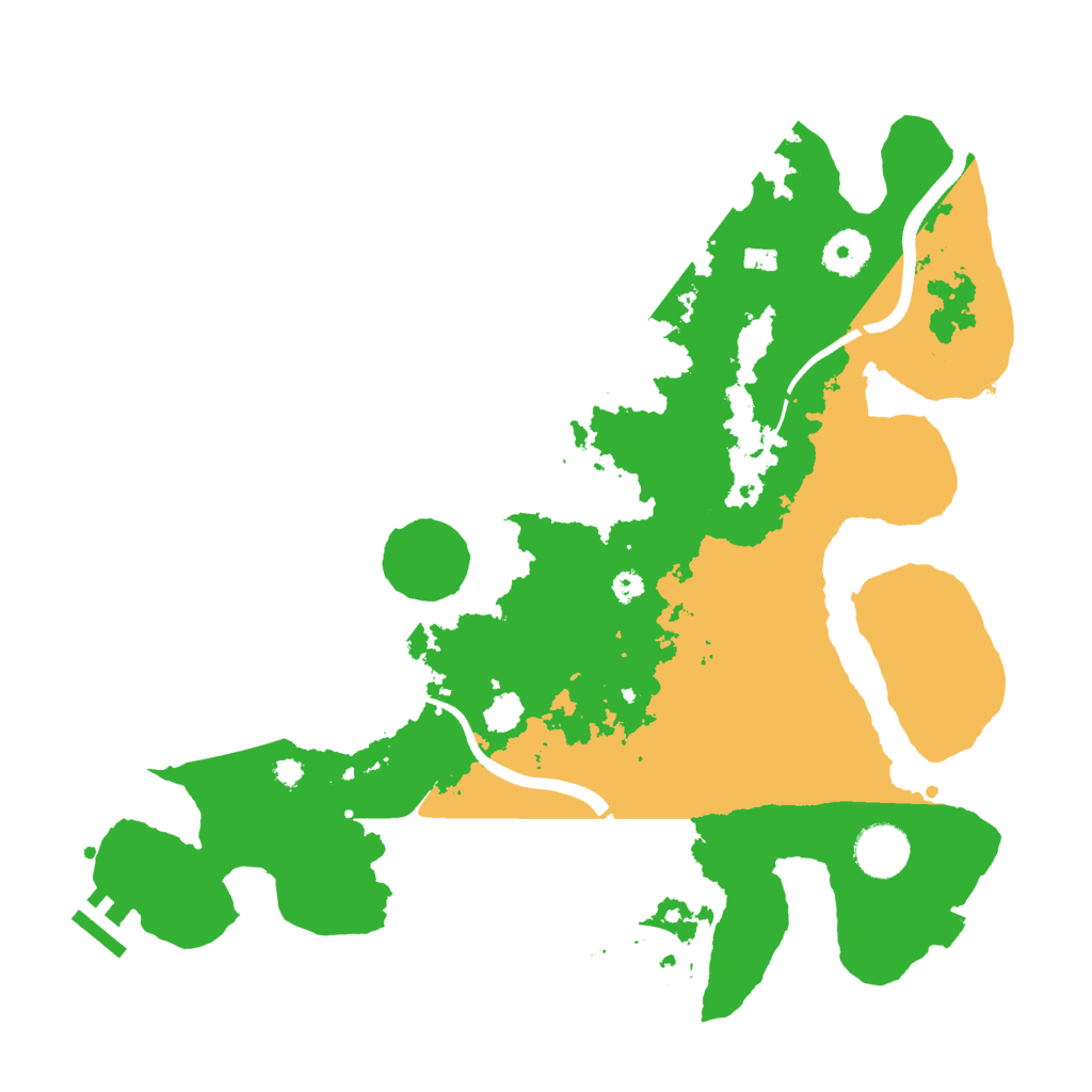Biome Rust Map: Procedural Map, Size: 3550, Seed: 226482