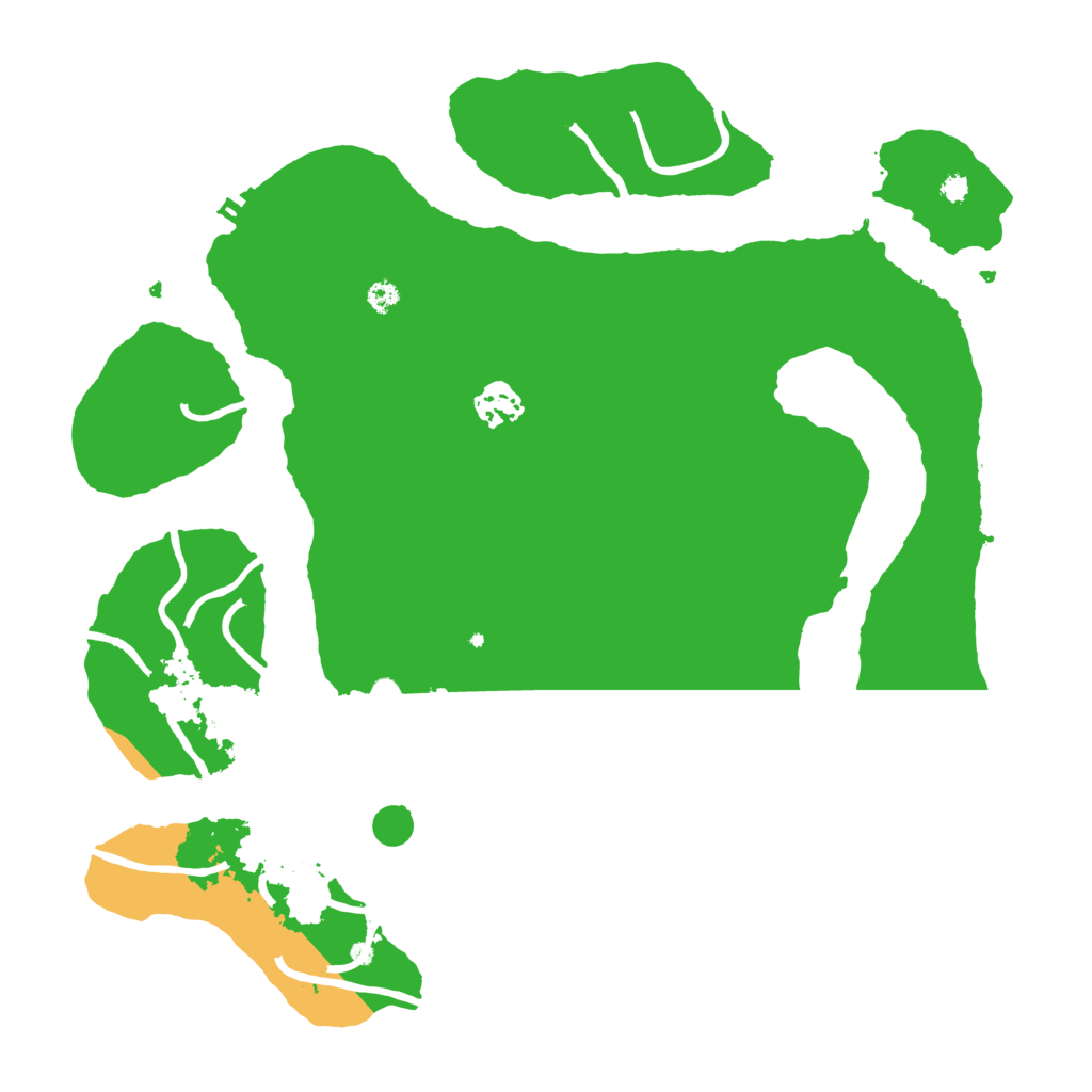 Biome Rust Map: Procedural Map, Size: 3550, Seed: 827933