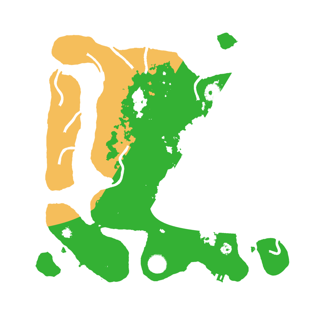 Biome Rust Map: Procedural Map, Size: 3000, Seed: 5644464