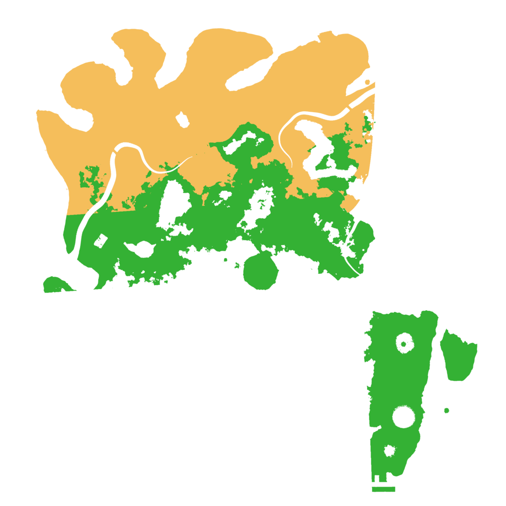 Biome Rust Map: Procedural Map, Size: 4000, Seed: 800845