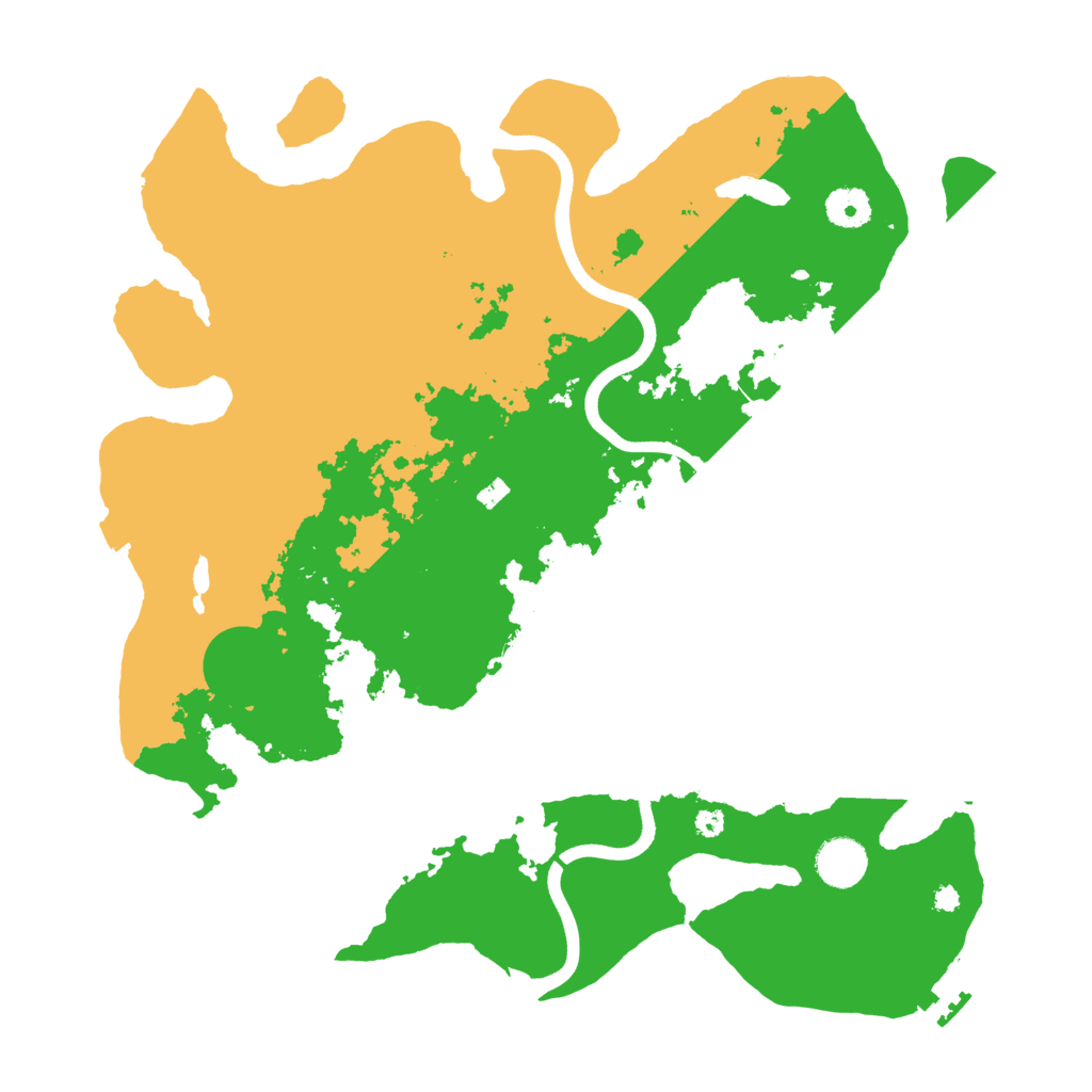 Biome Rust Map: Procedural Map, Size: 3800, Seed: 14101993
