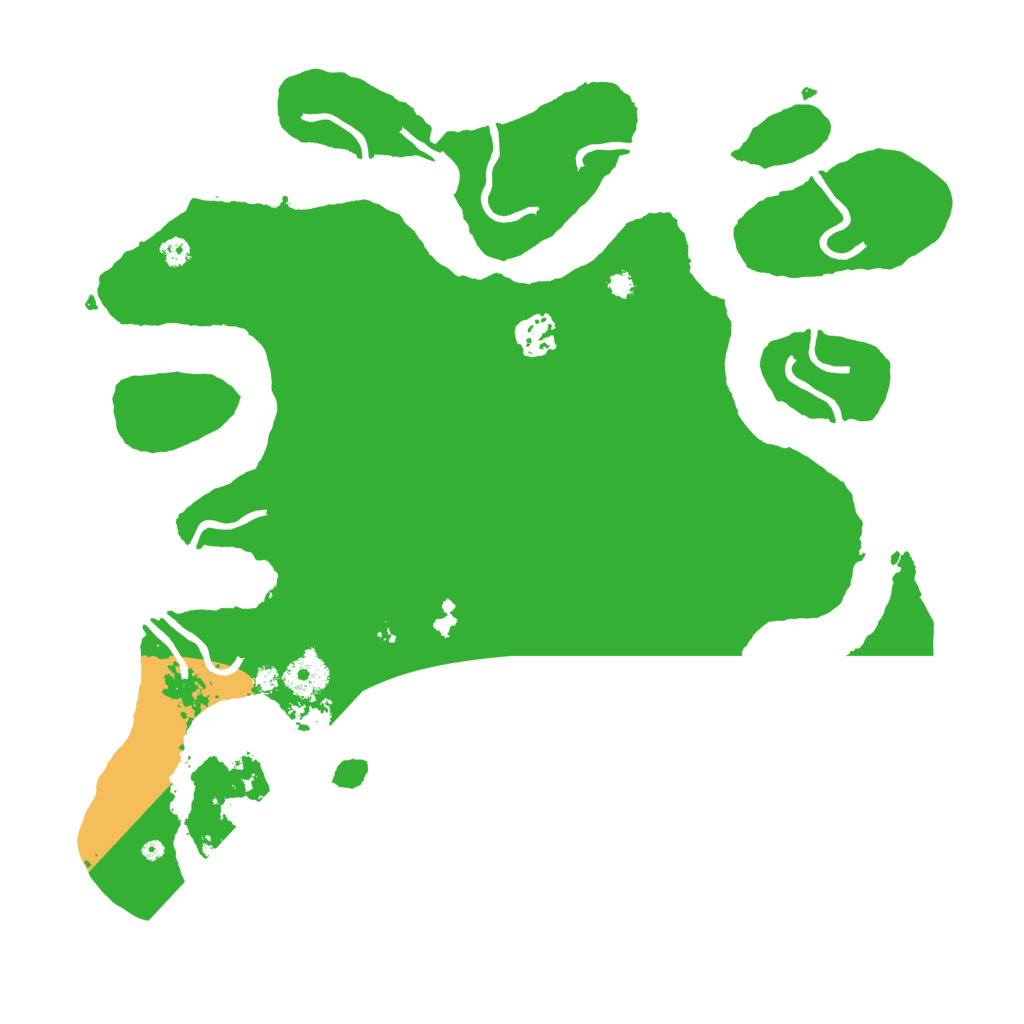 Biome Rust Map: Procedural Map, Size: 3600, Seed: 544881739