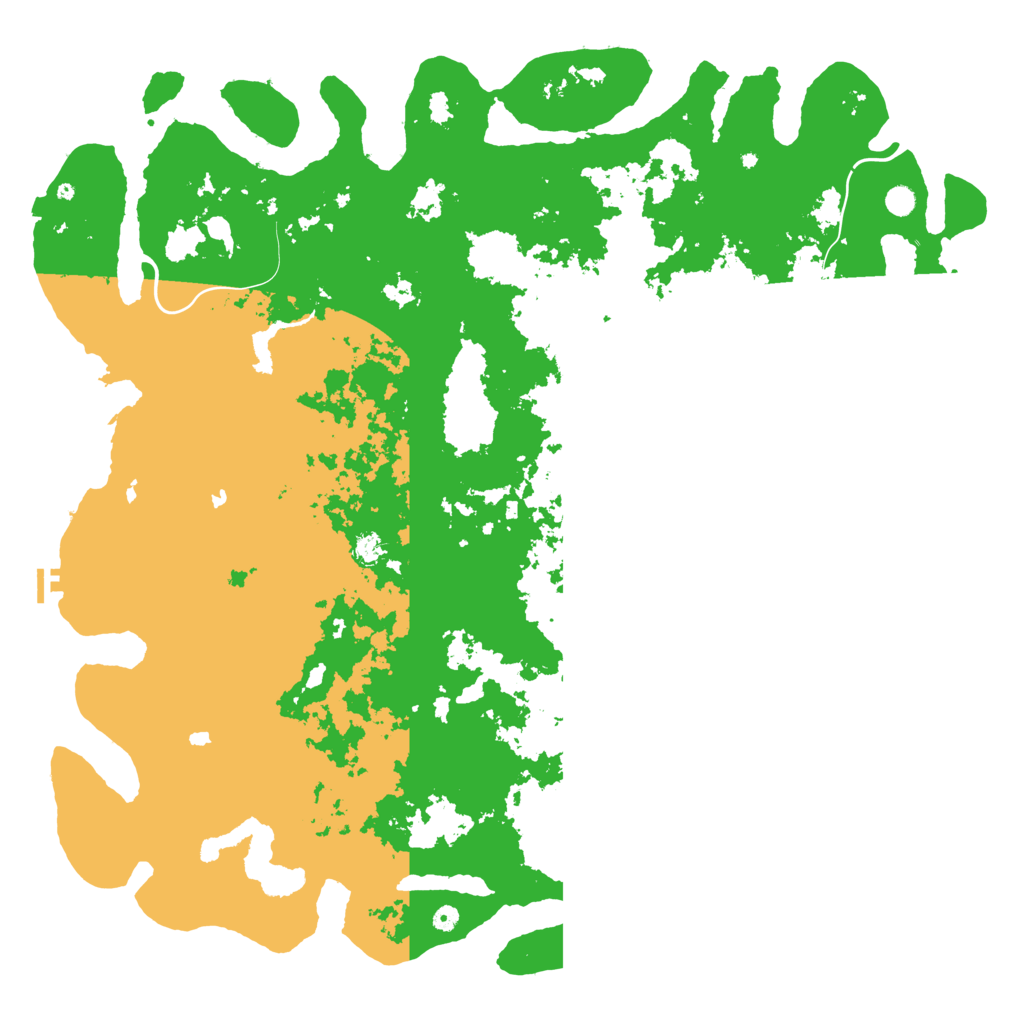 Biome Rust Map: Procedural Map, Size: 6000, Seed: 198723