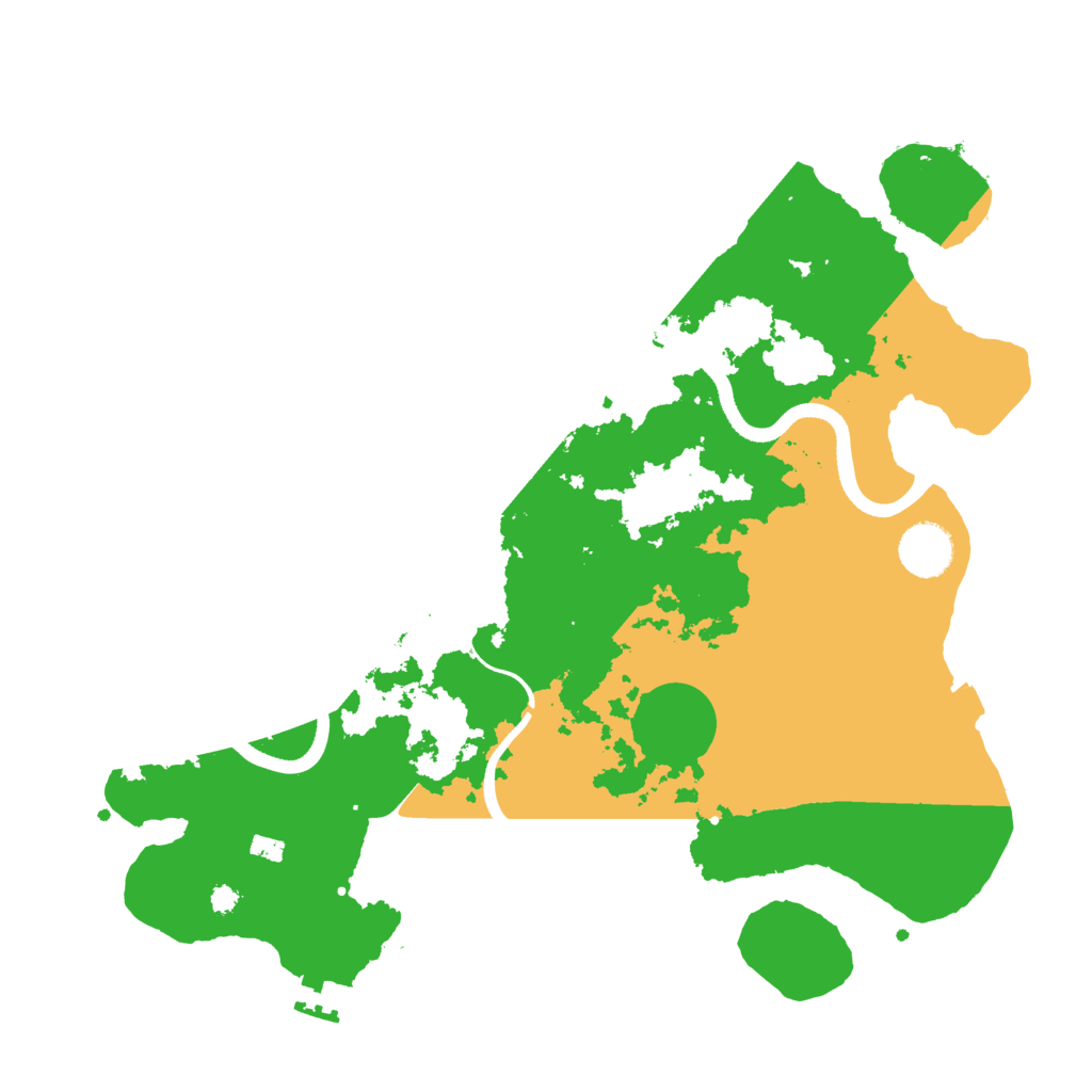 Biome Rust Map: Procedural Map, Size: 3550, Seed: 713485