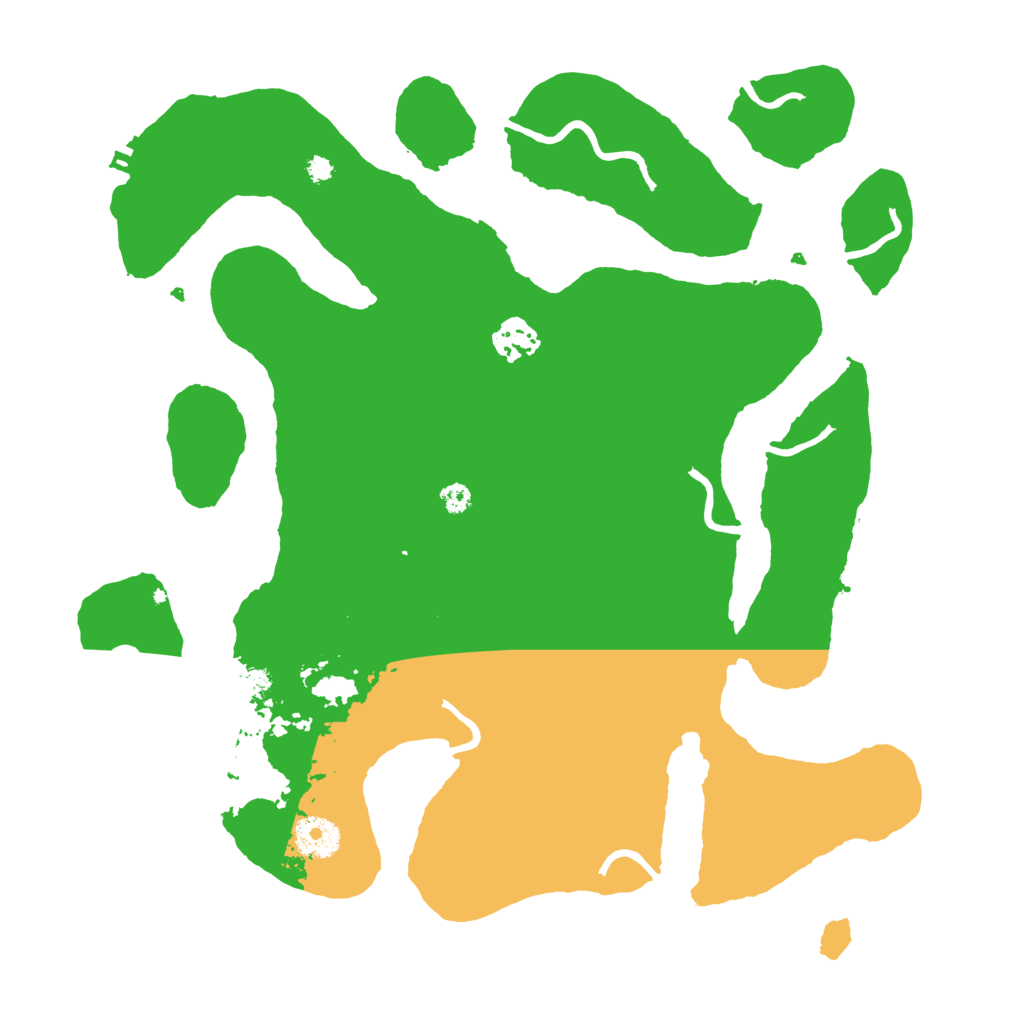 Biome Rust Map: Procedural Map, Size: 3500, Seed: 1520932771