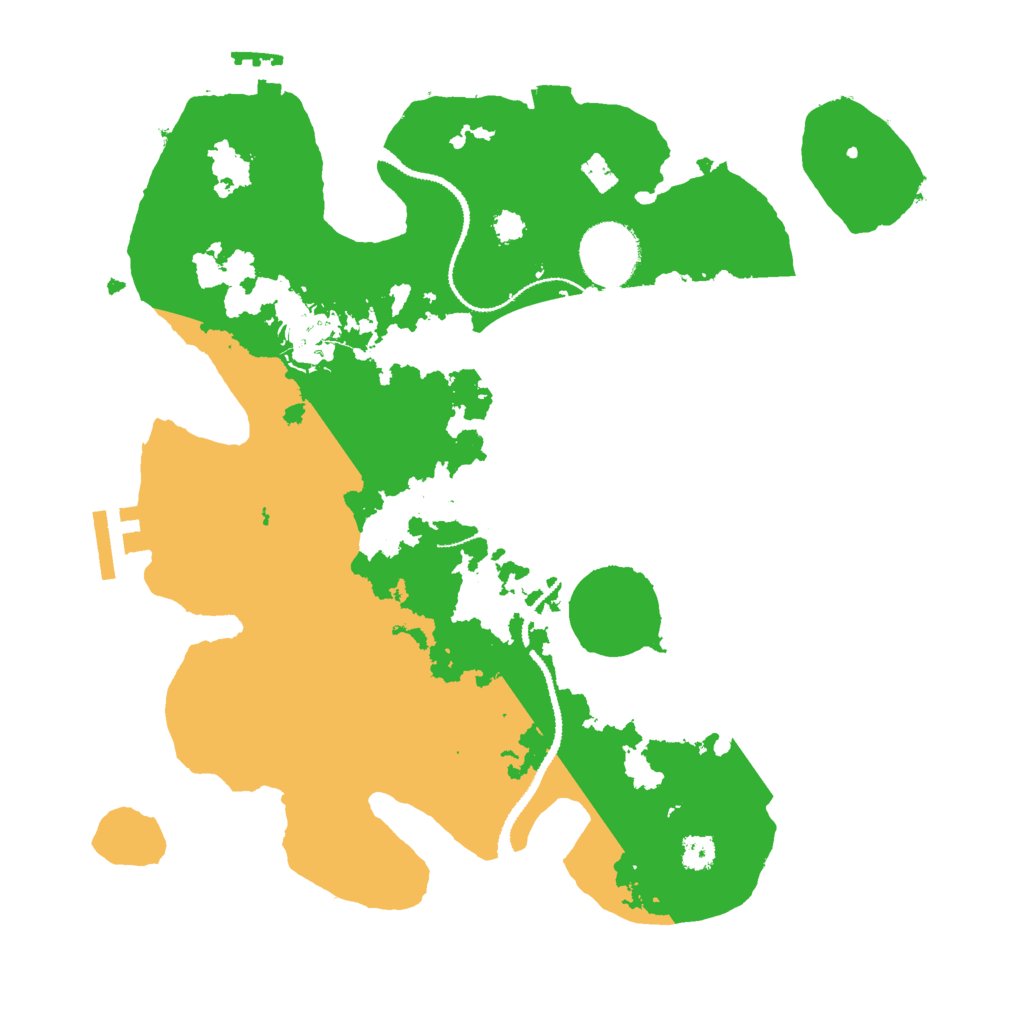 Biome Rust Map: Procedural Map, Size: 3000, Seed: 1263779474