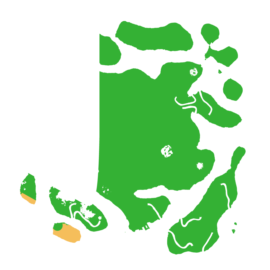 Biome Rust Map: Procedural Map, Size: 3500, Seed: 1630875868