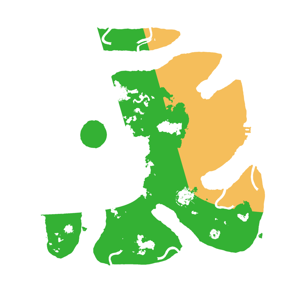 Biome Rust Map: Procedural Map, Size: 3000, Seed: 866314226