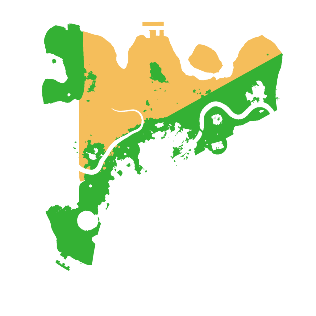 Biome Rust Map: Procedural Map, Size: 3000, Seed: 34671