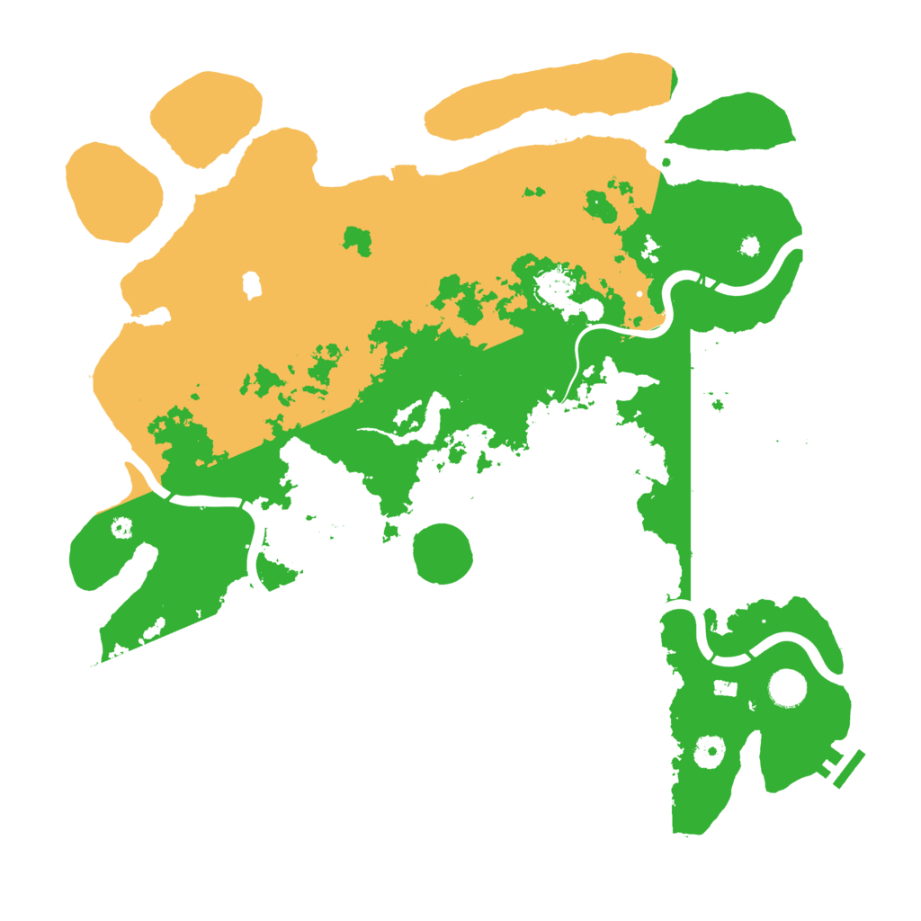 Biome Rust Map: Procedural Map, Size: 4250, Seed: 7514